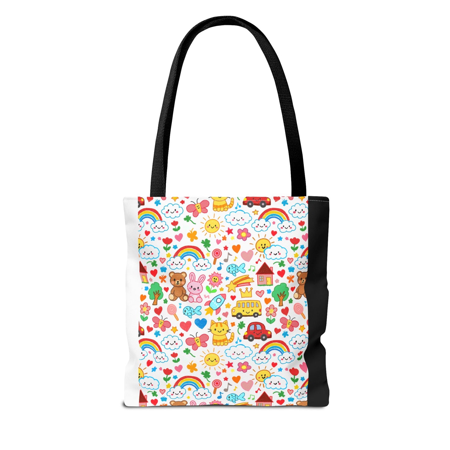 Primary Colors Teacher Tote Bag | Back to School Gift | 3 Sizes
