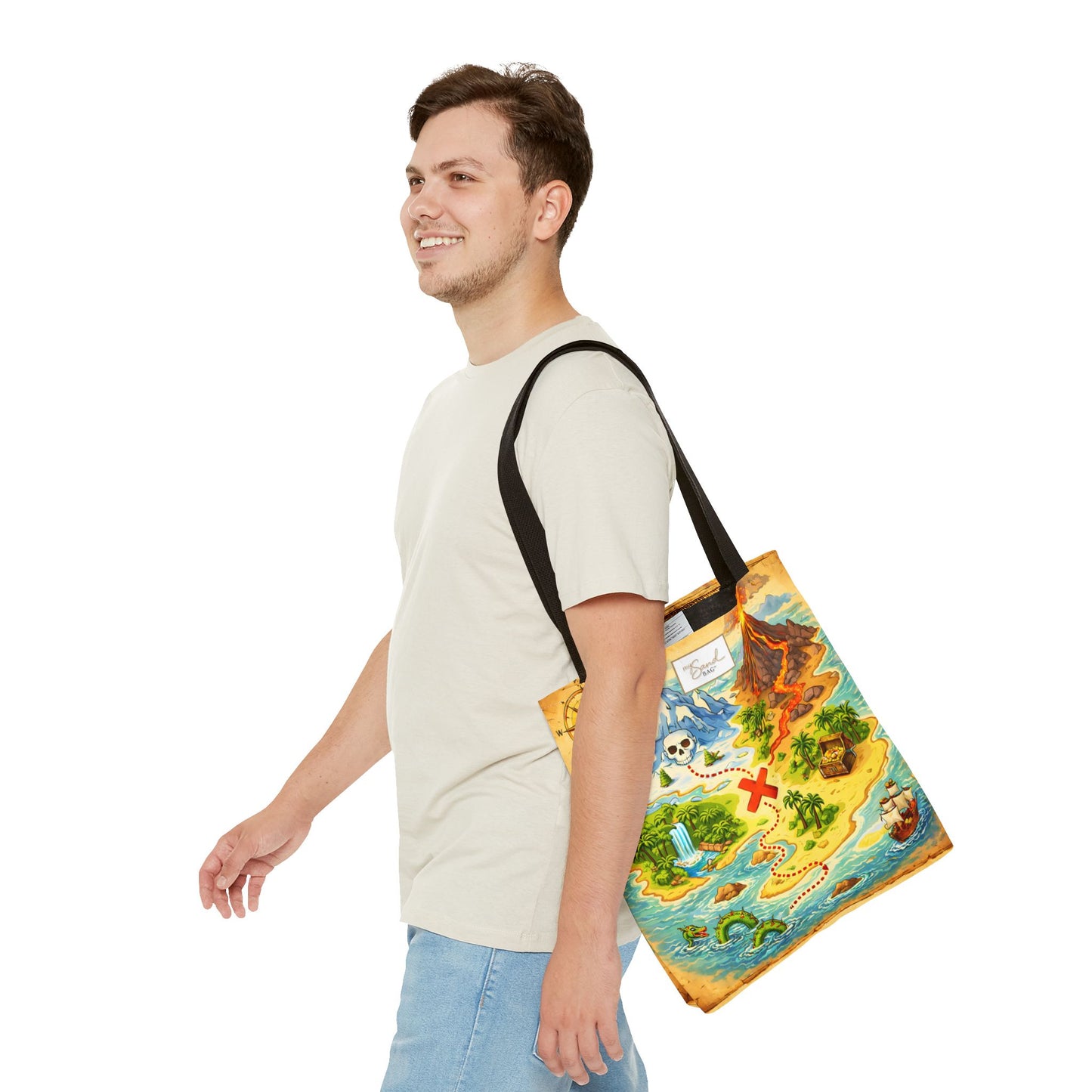 My Sand Bag™ | Pirate Treasure Map Tote