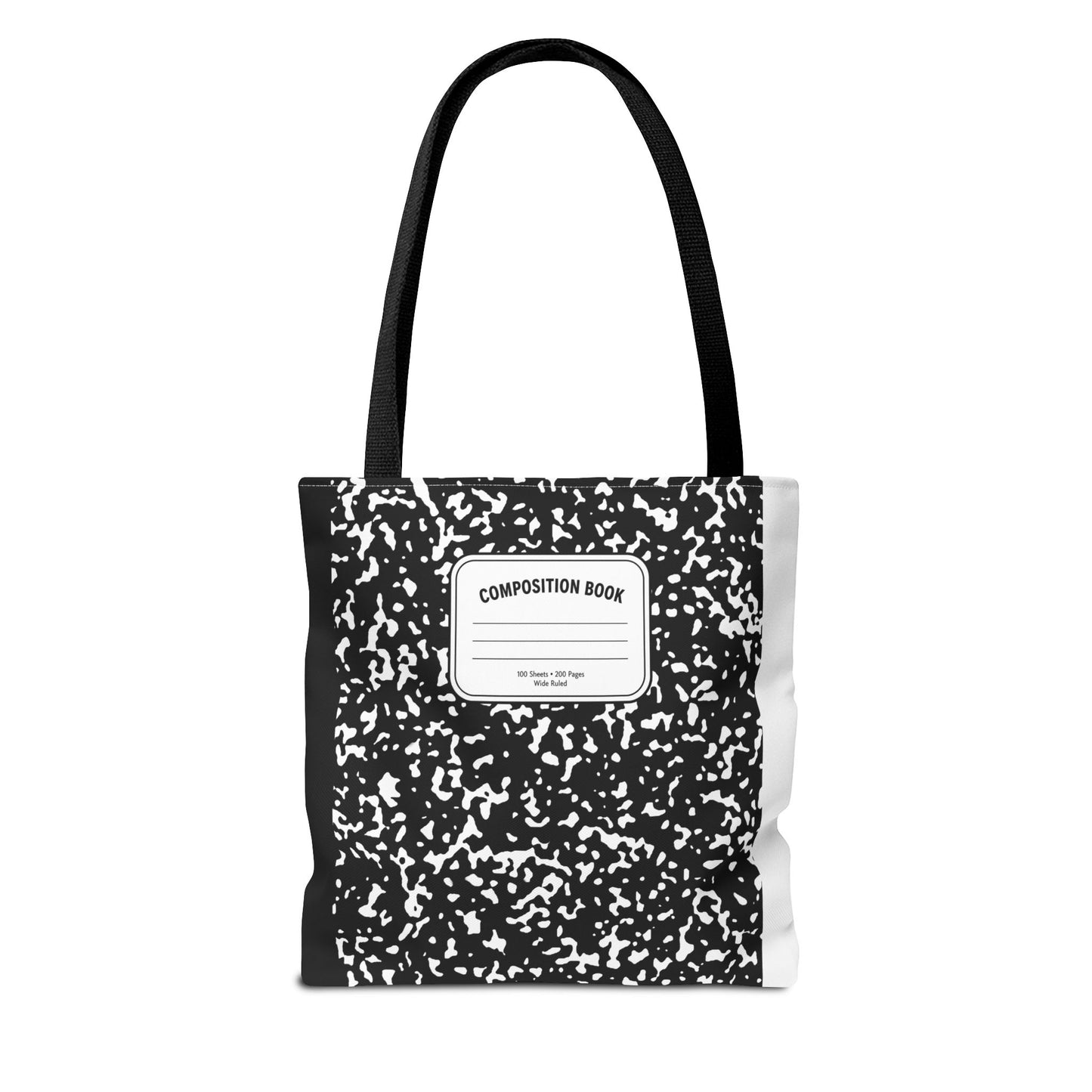 Composition Notebook Teacher Tote Bag | Back to School Gift | 3 Sizes