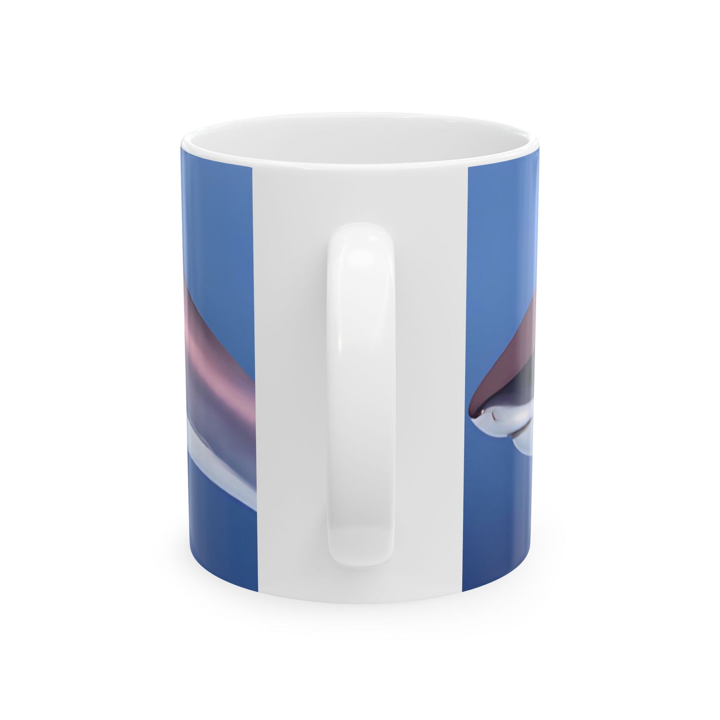 Great White Shark Coffee Mug Ceramic With Bold Ocean Artwork In Vibrant High Definition Color