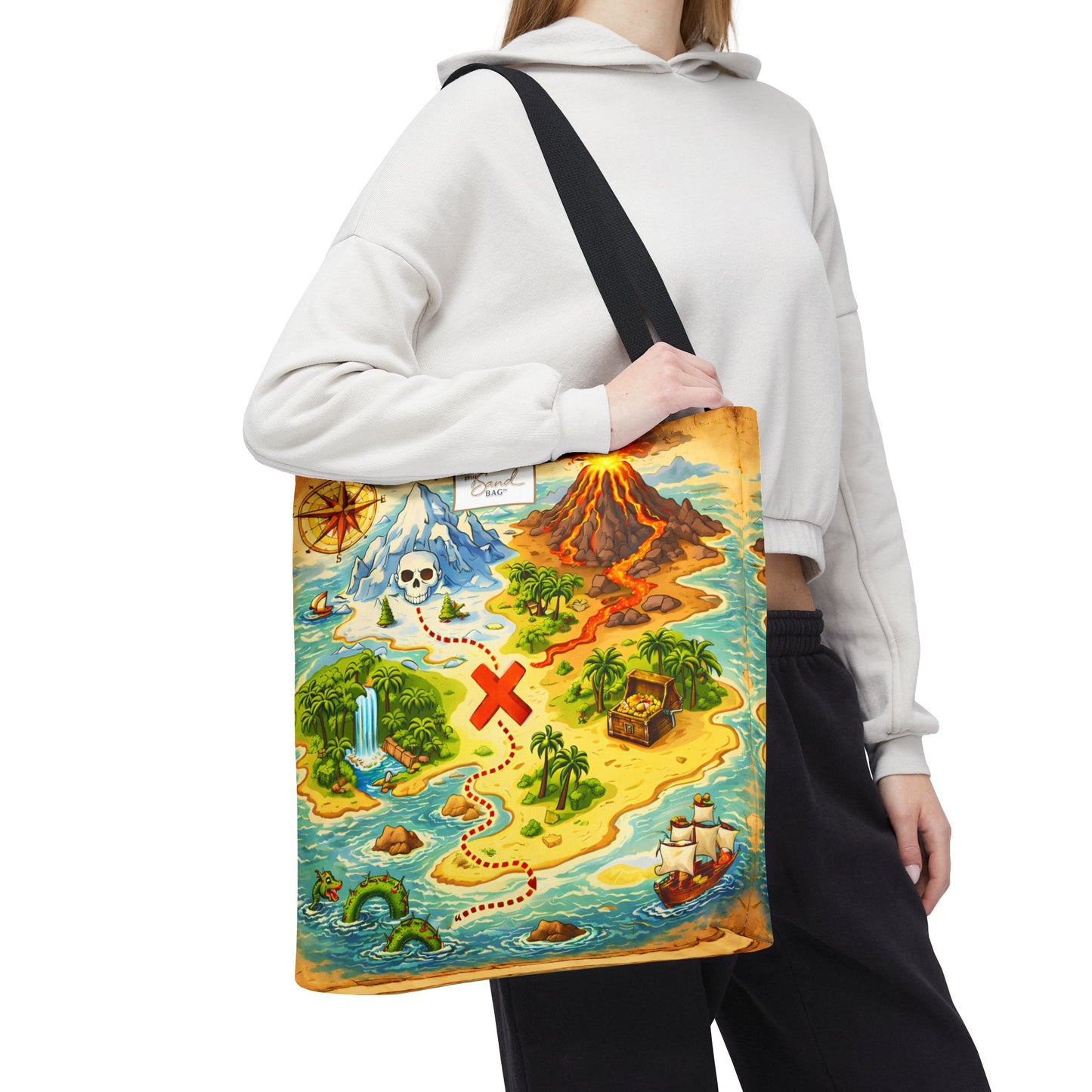 My Sand Bag™ | Pirate Treasure Map Tote