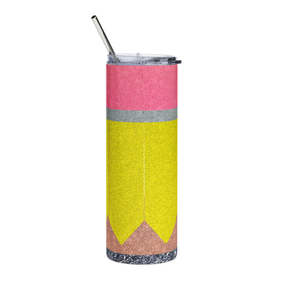 Teacher Pencil Stainless Steel Tumbler | 20oz Teacher Appreciation Travel Mug