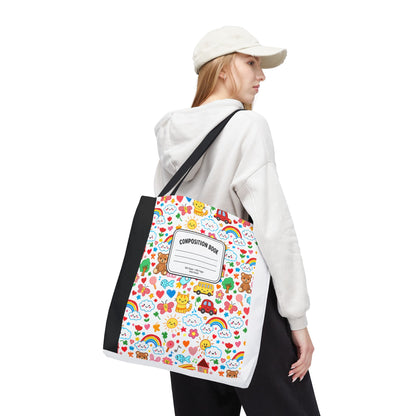 Primary Colors Teacher Tote Bag | Back to School Gift | 3 Sizes