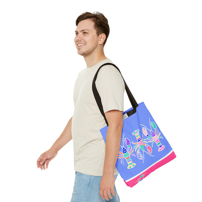 Hand-Drawn Lobster Tote Bag — Beachy Seafood Shellfish Market Tote