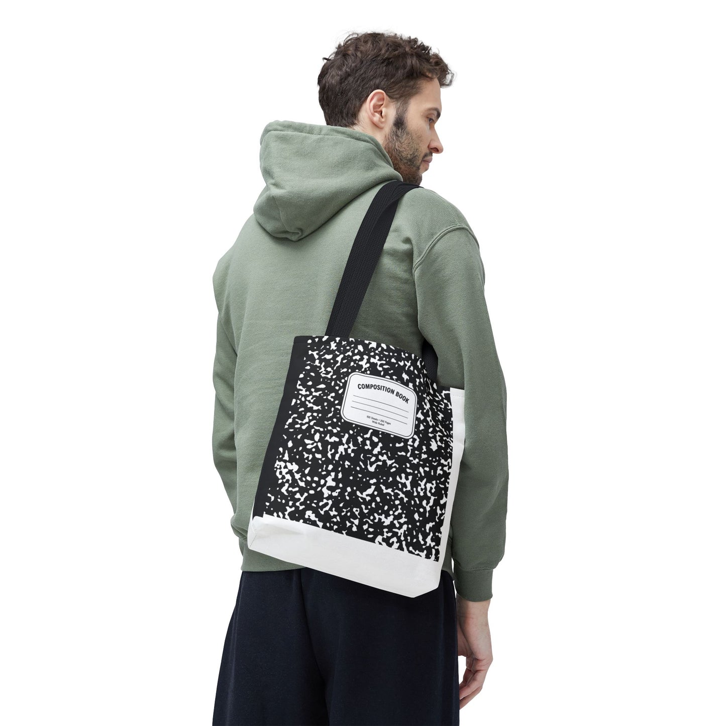 Composition Notebook Teacher Tote Bag | Back to School Gift | 3 Sizes