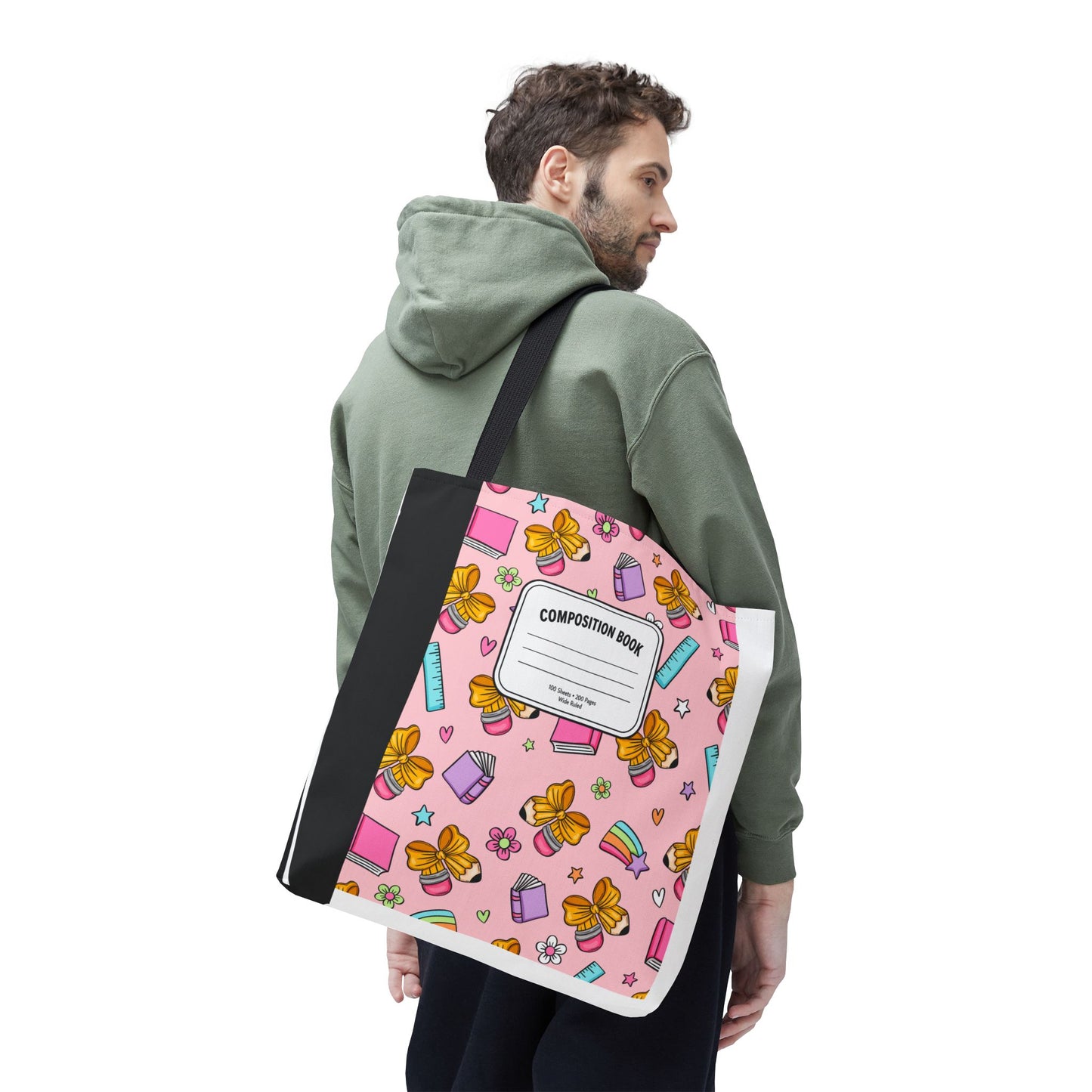 Back to School Teacher Tote Bag | Teacher Appreciation Book Bag | 3 Sizes