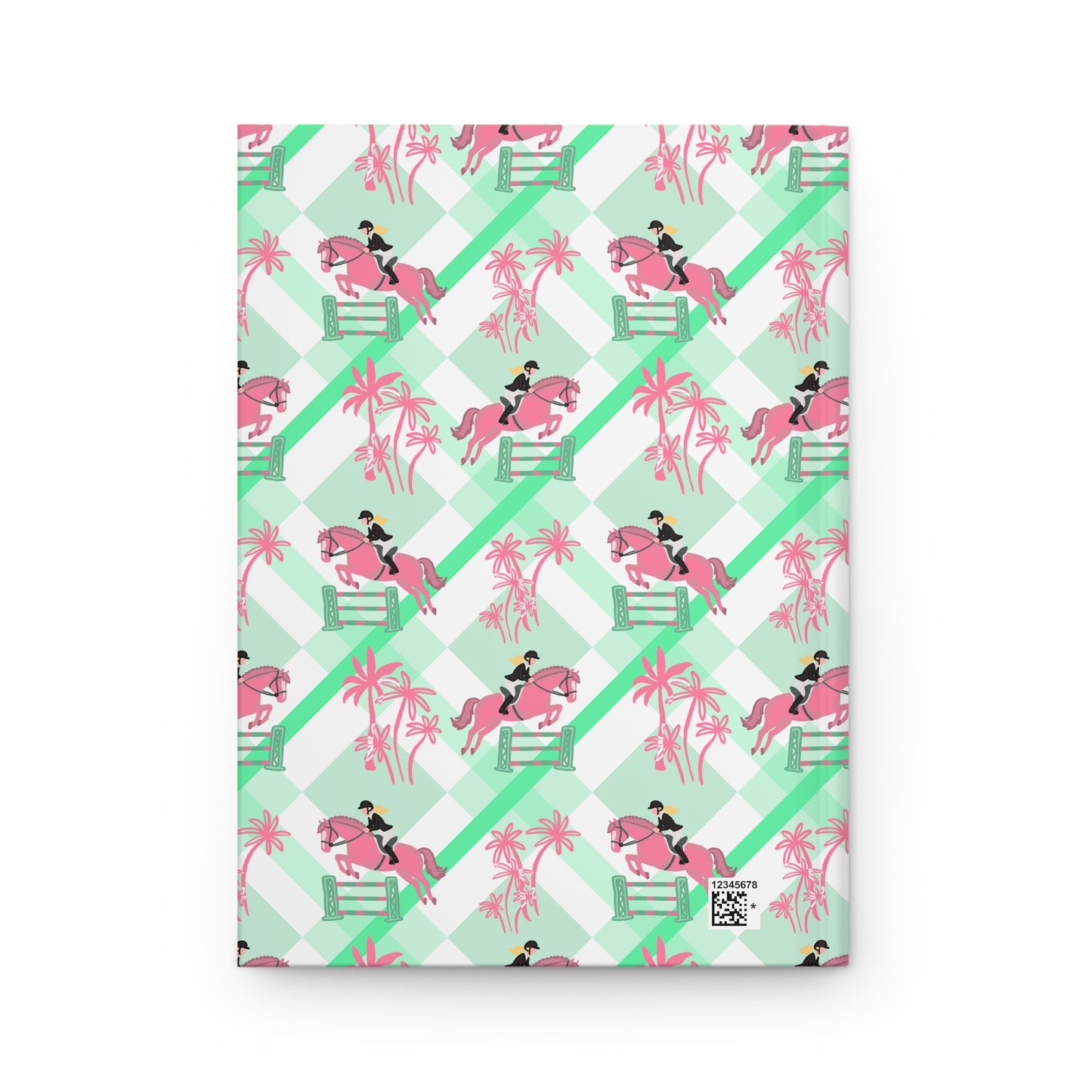 Equestrian Rider Journal — Horse Show Jumping Hardcover Notebook