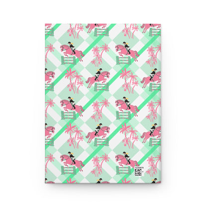 Equestrian Rider Journal — Horse Show Jumping Hardcover Notebook