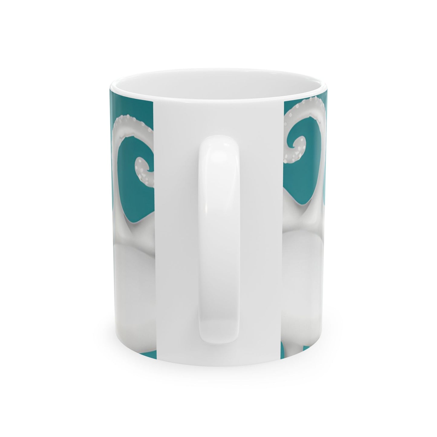 Kraken Octopus Pirate Ceramic Coffee Mug 11oz With Maritime Design Oceanic Nautical Mug For Coffee Lovers