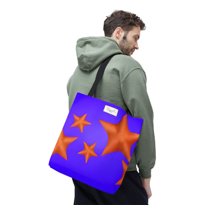 My Sand Bag Starfish Tote Reusable Shopping Tote Durable Polyester