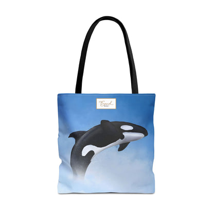 My Sand Bag™ Killer Whale Tote Bag | Orca Coastal Tote | 3 Sizes