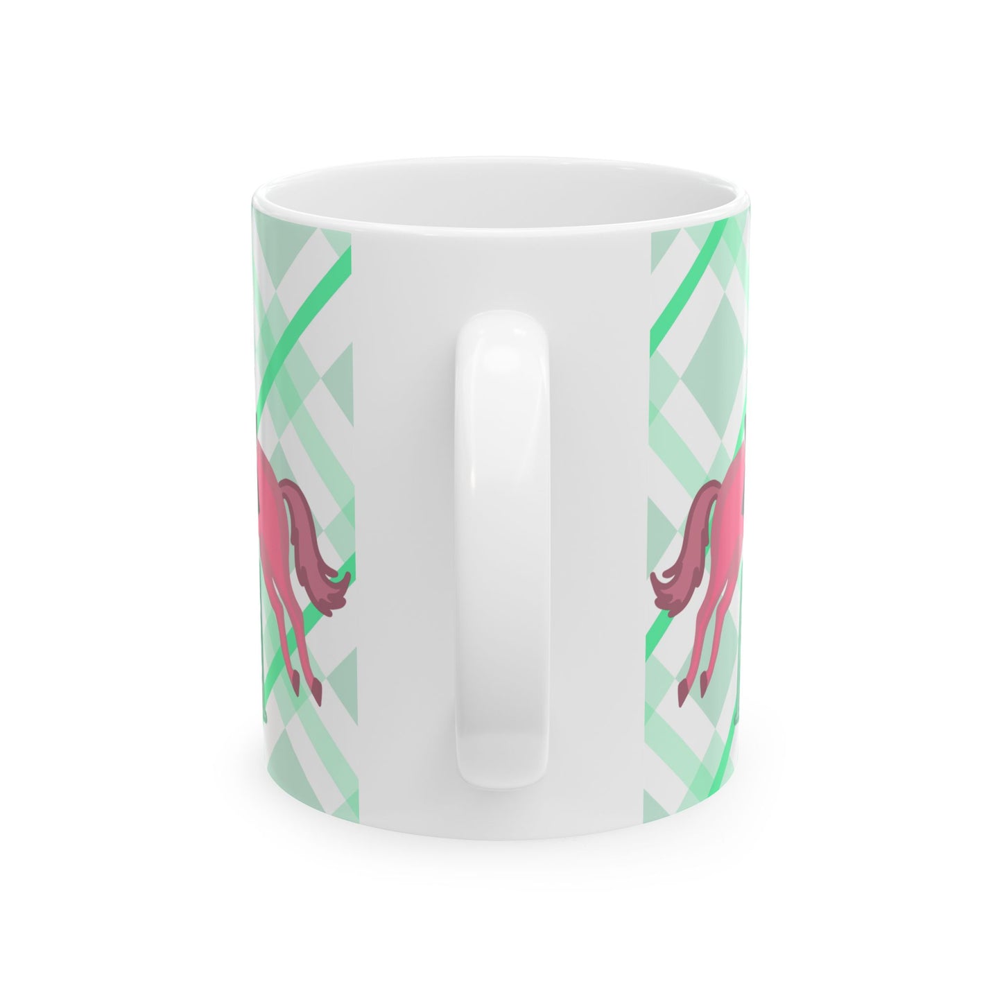 Hunter Jumper Horse Ceramic Coffee Mug | Show Jumping Art | 11oz & 15oz