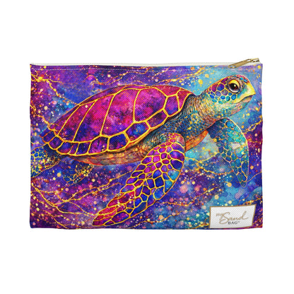 My Sand Bag™ | Watercolor Sea Turtle Essentials Pouch