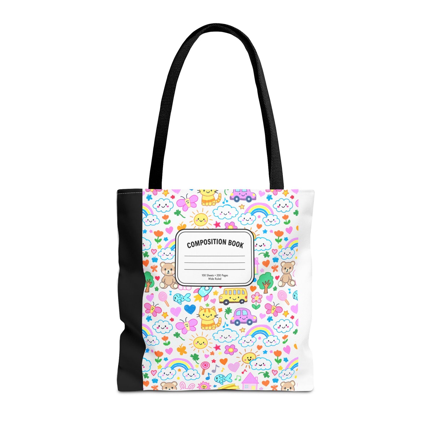 Pastel Rainbow Teacher Tote Bag | Back to School Gift | 3 Sizes