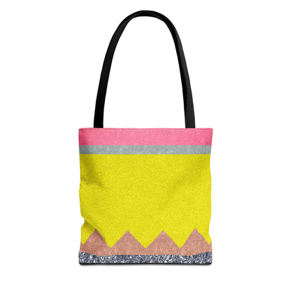 Giant Pencil Teacher Tote Bag | Back to School Gift | 3 Sizes