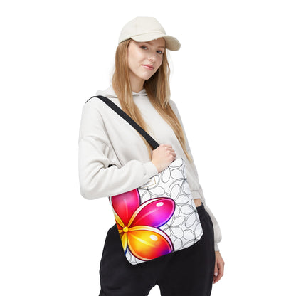 My Sand Bag Plumeria Tote Reusable Hawaiian Shopping Bag