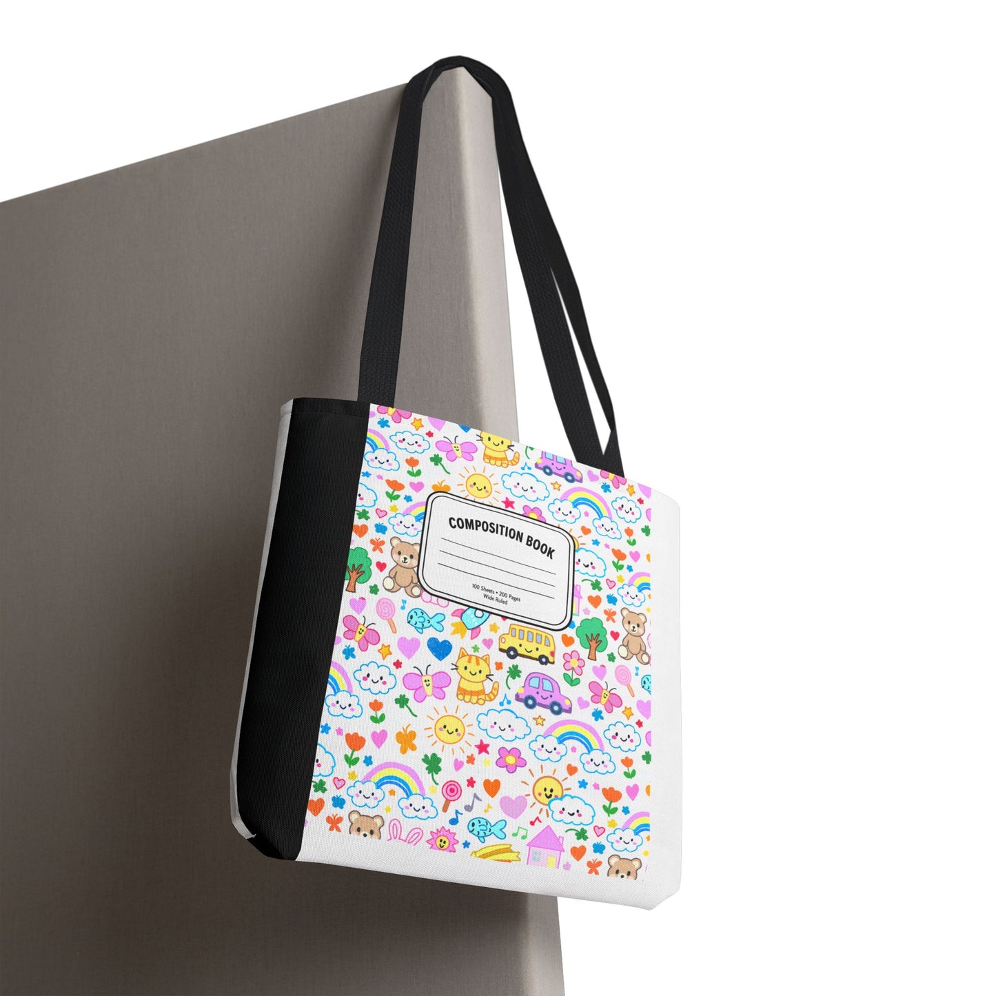 Pastel Rainbow Teacher Tote Bag | Back to School Gift | 3 Sizes