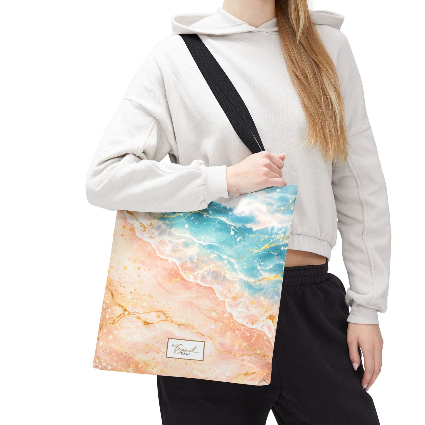 My Sand Bag™ | Watercolor Shoreline Tote