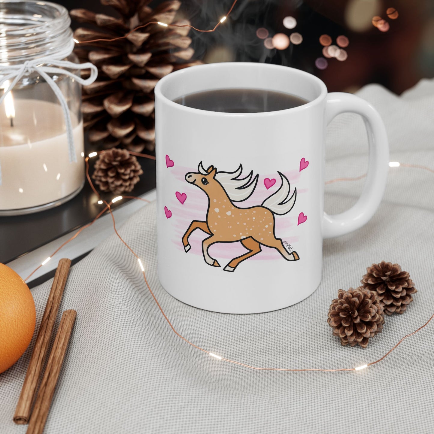 Palomino Horse Love Coffee Ceramic Mug