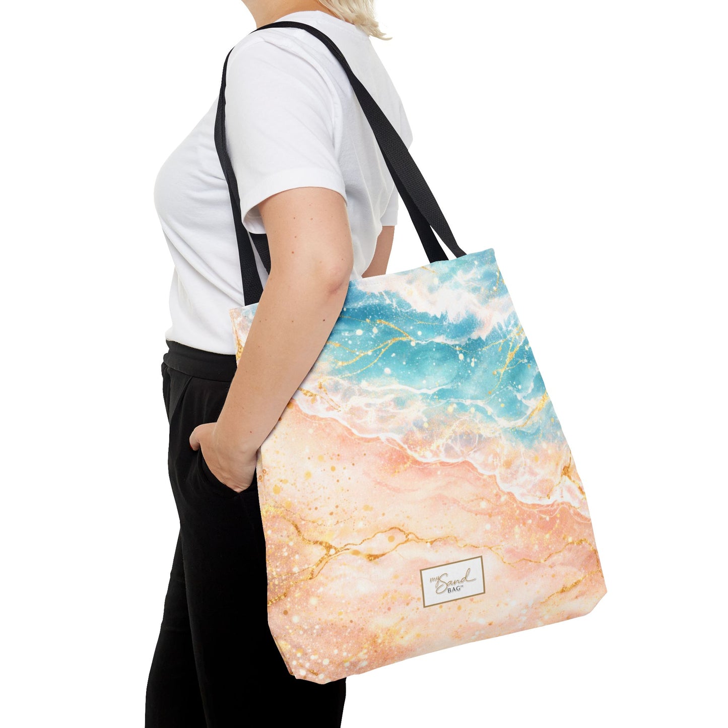 My Sand Bag™ | Watercolor Shoreline Tote