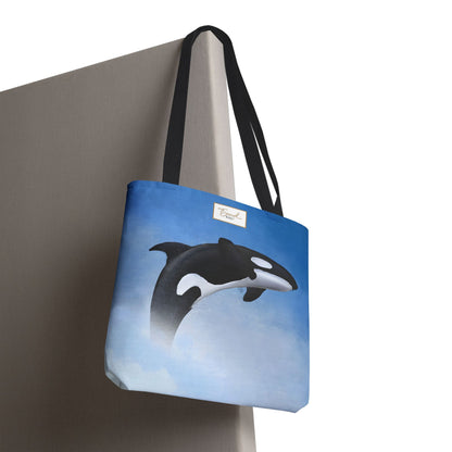 My Sand Bag™ Killer Whale Tote Bag | Orca Coastal Tote | 3 Sizes