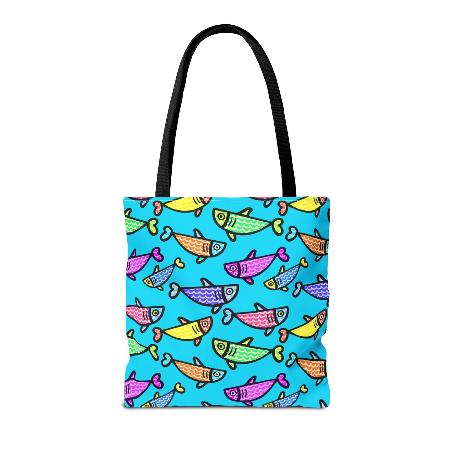 My Sand Bag Happy Fish Tote Reusable Beach Shopping Tote