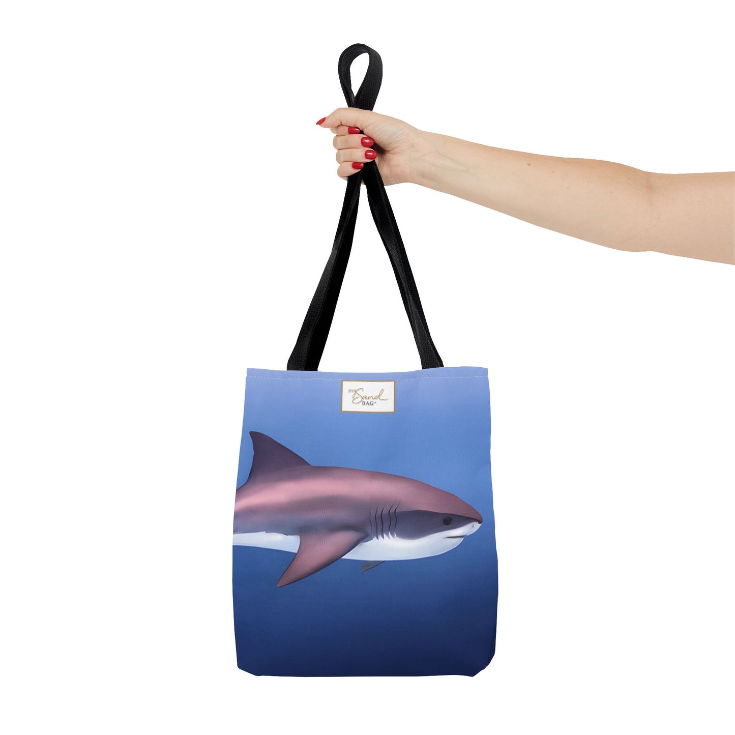Great White Shark Tote Bag for Shopping and Beach Errands