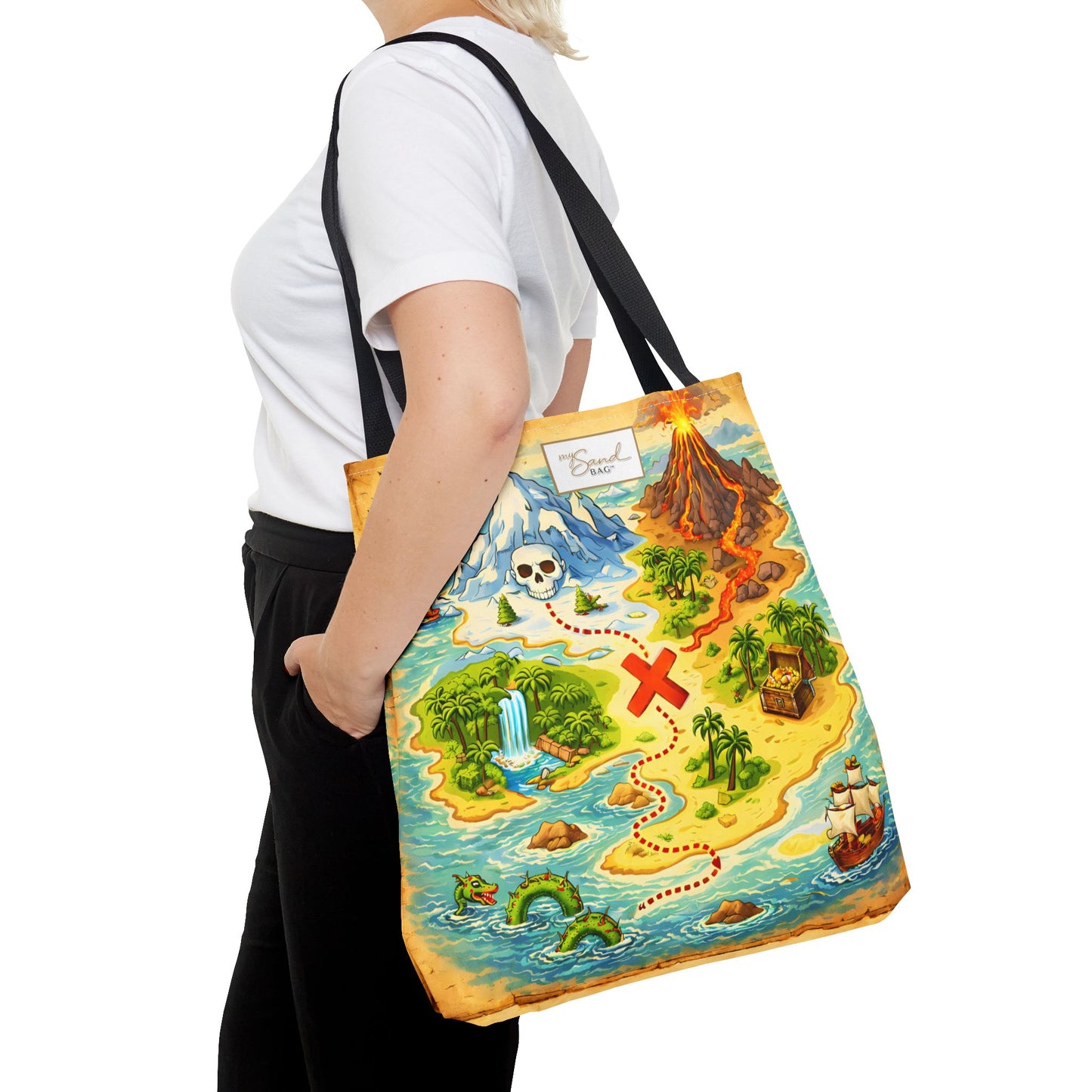 My Sand Bag™ | Pirate Treasure Map Tote