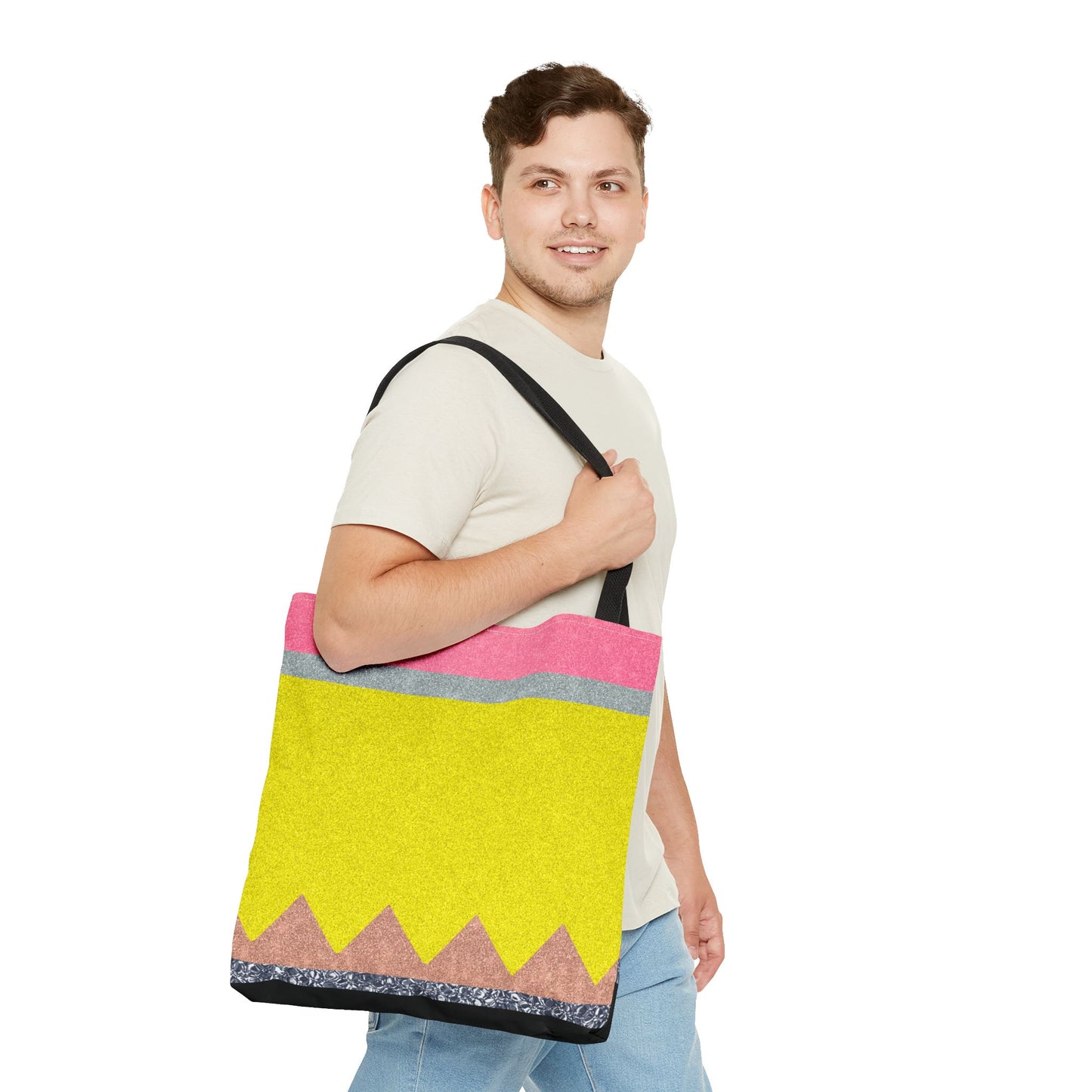 Giant Pencil Teacher Tote Bag | Back to School Gift | 3 Sizes