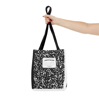 Composition Notebook Teacher Tote Bag | Back to School Gift | 3 Sizes