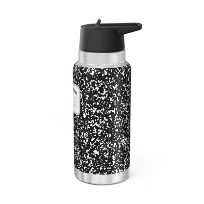 Composition Notebook Gator Tumbler | 32oz Teacher Appreciation Stainless Steel Cup