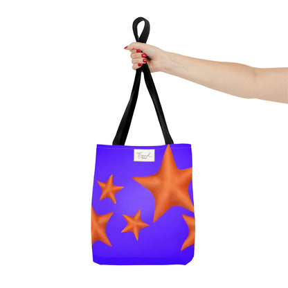 My Sand Bag Starfish Tote Reusable Shopping Tote Durable Polyester