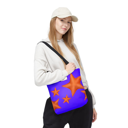 My Sand Bag Starfish Tote Reusable Shopping Tote Durable Polyester