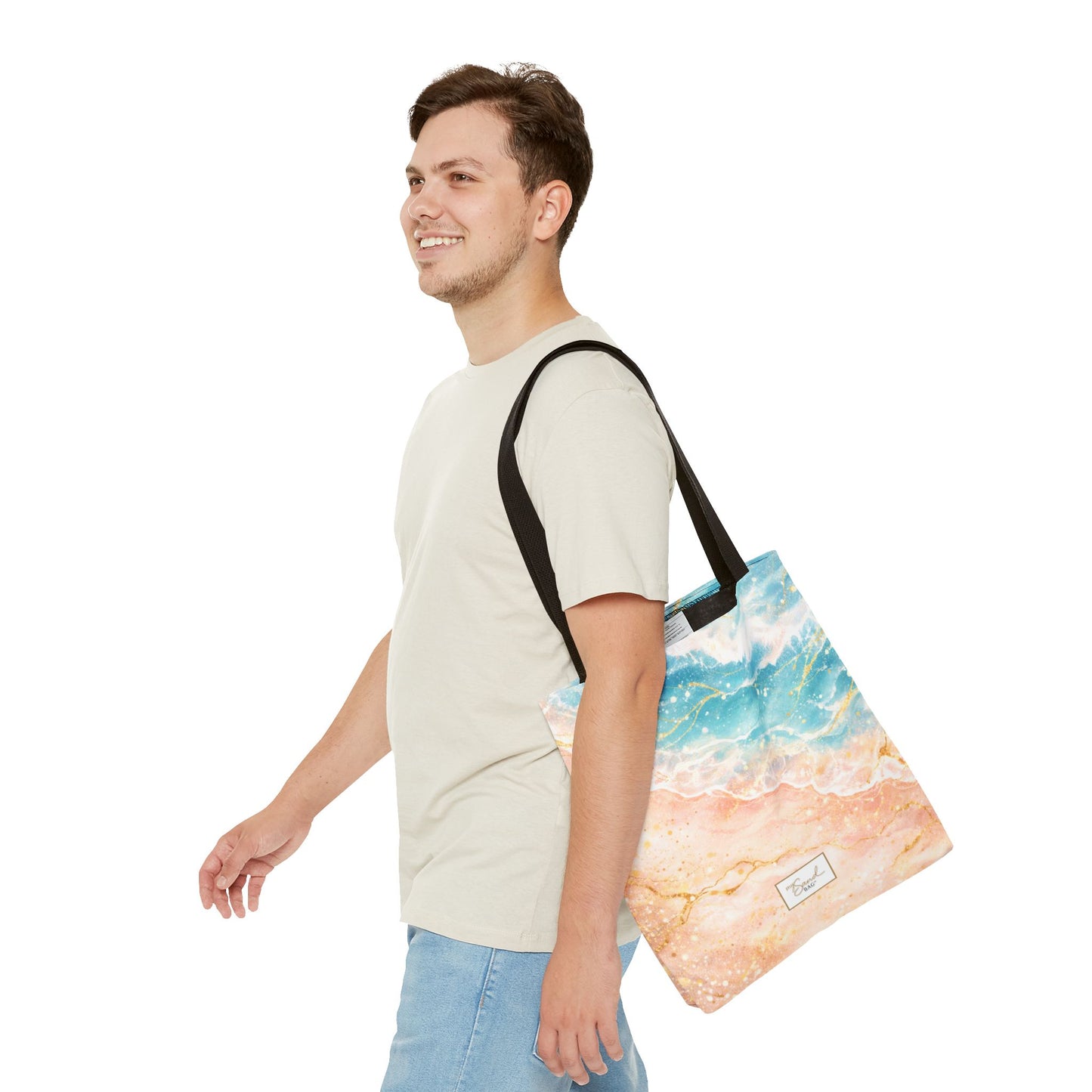 My Sand Bag™ | Watercolor Shoreline Tote
