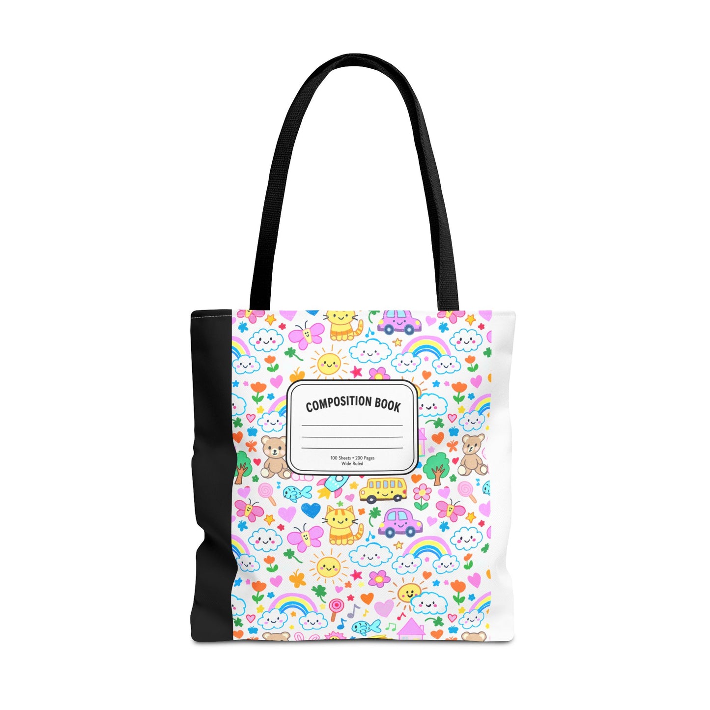 Pastel Rainbow Teacher Tote Bag | Back to School Gift | 3 Sizes