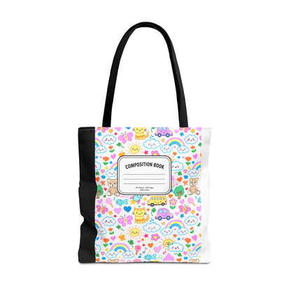 Pastel Rainbow Teacher Tote Bag | Back to School Gift | 3 Sizes