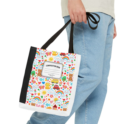 Primary Colors Teacher Tote Bag | Back to School Gift | 3 Sizes
