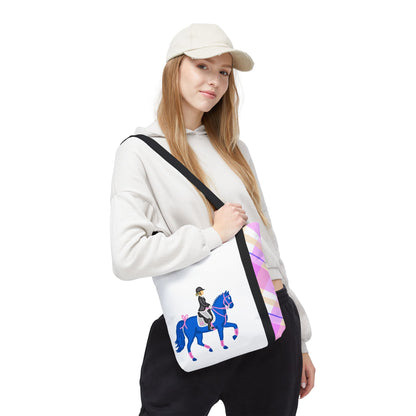 Dressage Horse and Rider Tote Bag - Equestrian Carryall