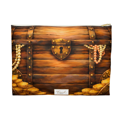 My Sand Bag™ Pirate Treasure Chest Essentials Pouch | Zip Makeup & Travel Bag