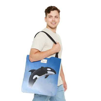 My Sand Bag™ Killer Whale Tote Bag | Orca Coastal Tote | 3 Sizes