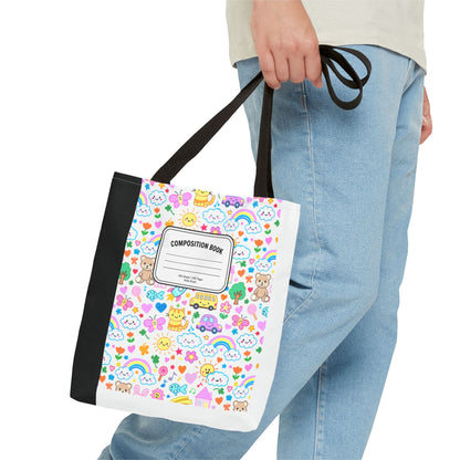Pastel Rainbow Teacher Tote Bag | Back to School Gift | 3 Sizes