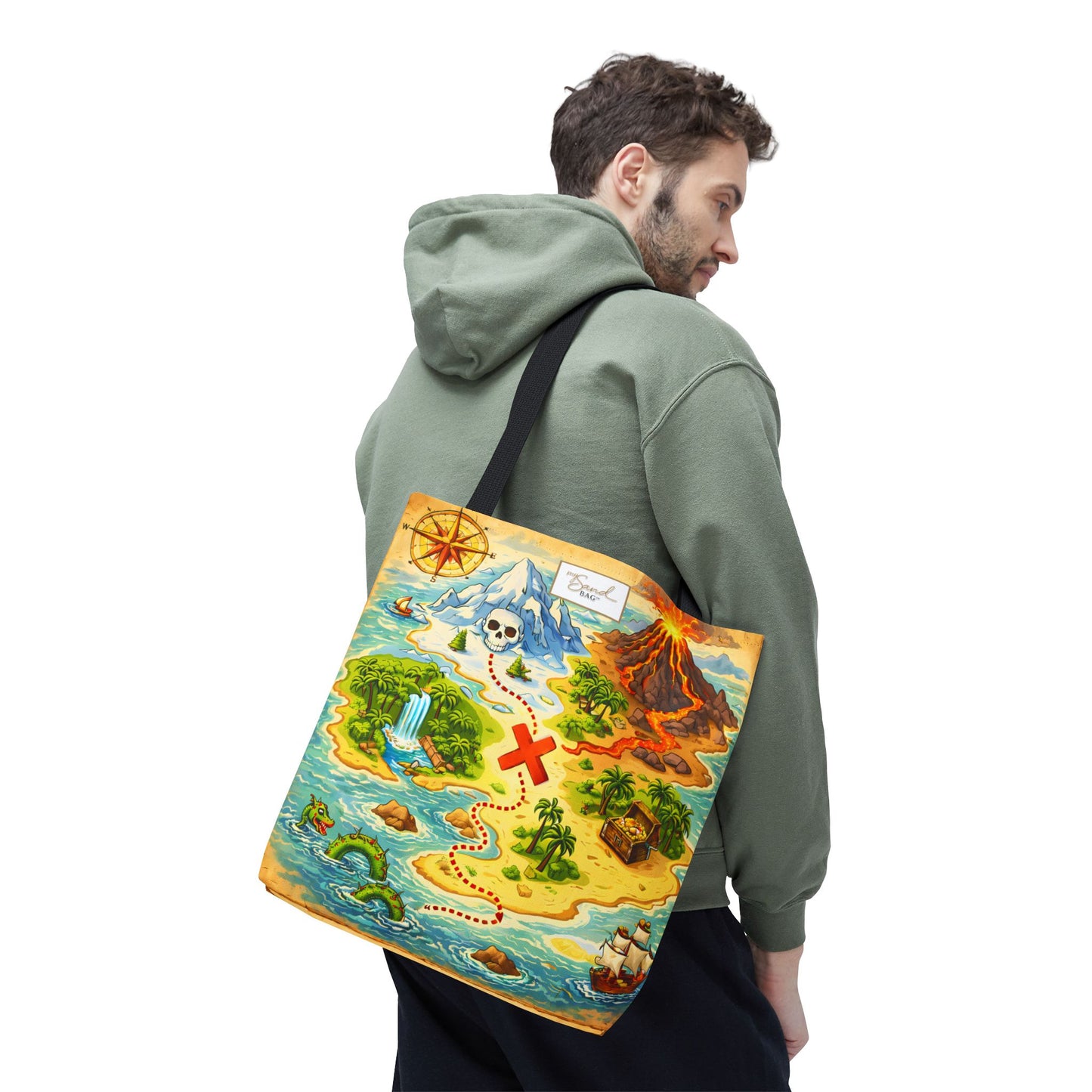 My Sand Bag™ | Pirate Treasure Map Tote