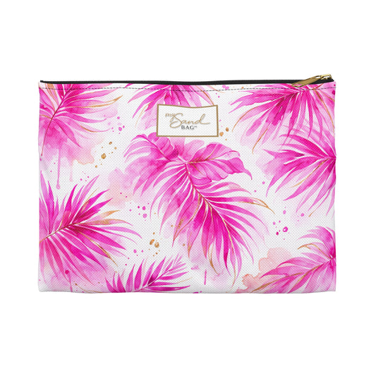 My Sand Bag™ | Pretty Pink Palm Tree Essentials Pouch