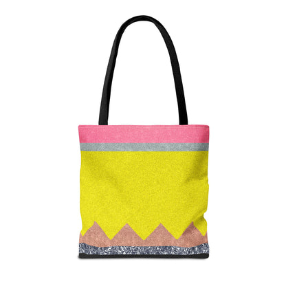 Giant Pencil Teacher Tote Bag | Back to School Gift | 3 Sizes