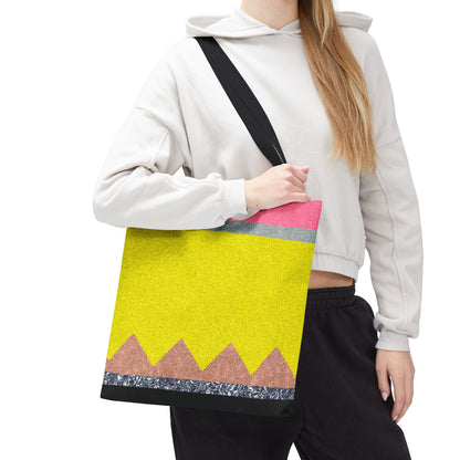 Giant Pencil Teacher Tote Bag | Back to School Gift | 3 Sizes