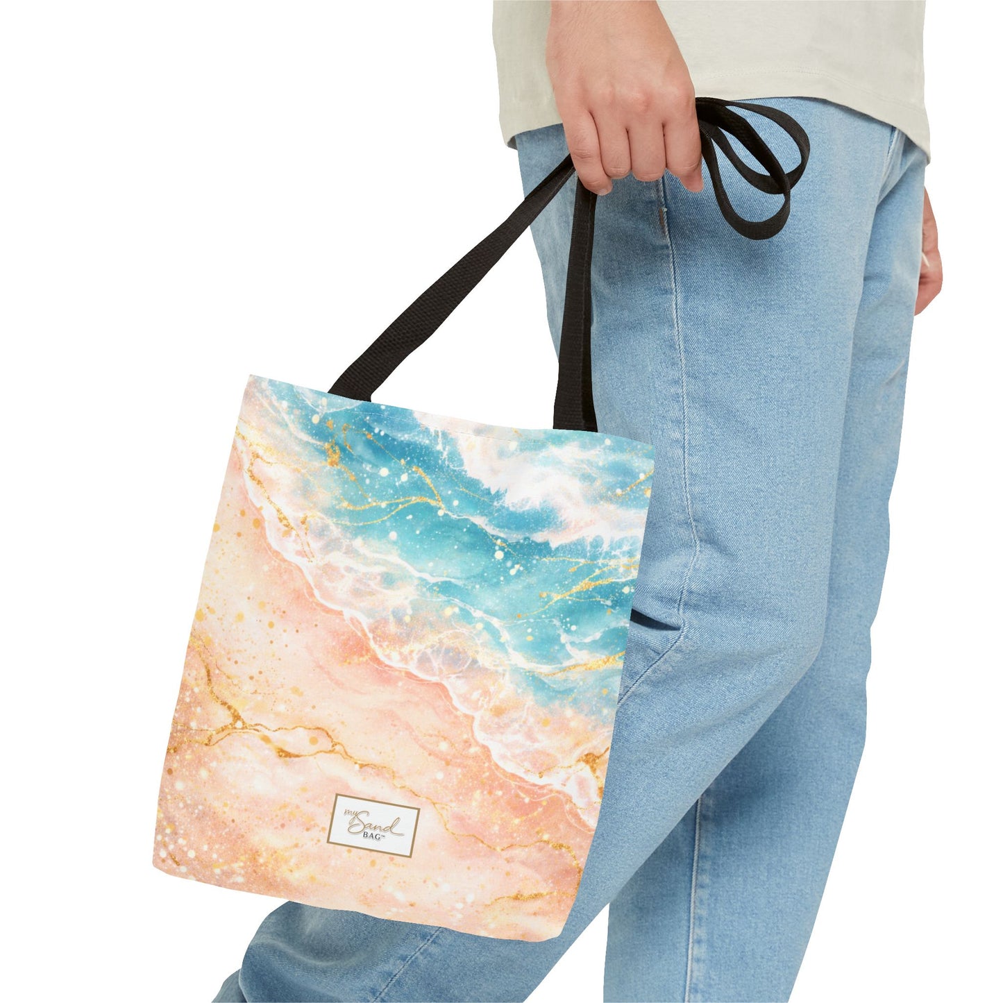 My Sand Bag™ | Watercolor Shoreline Tote