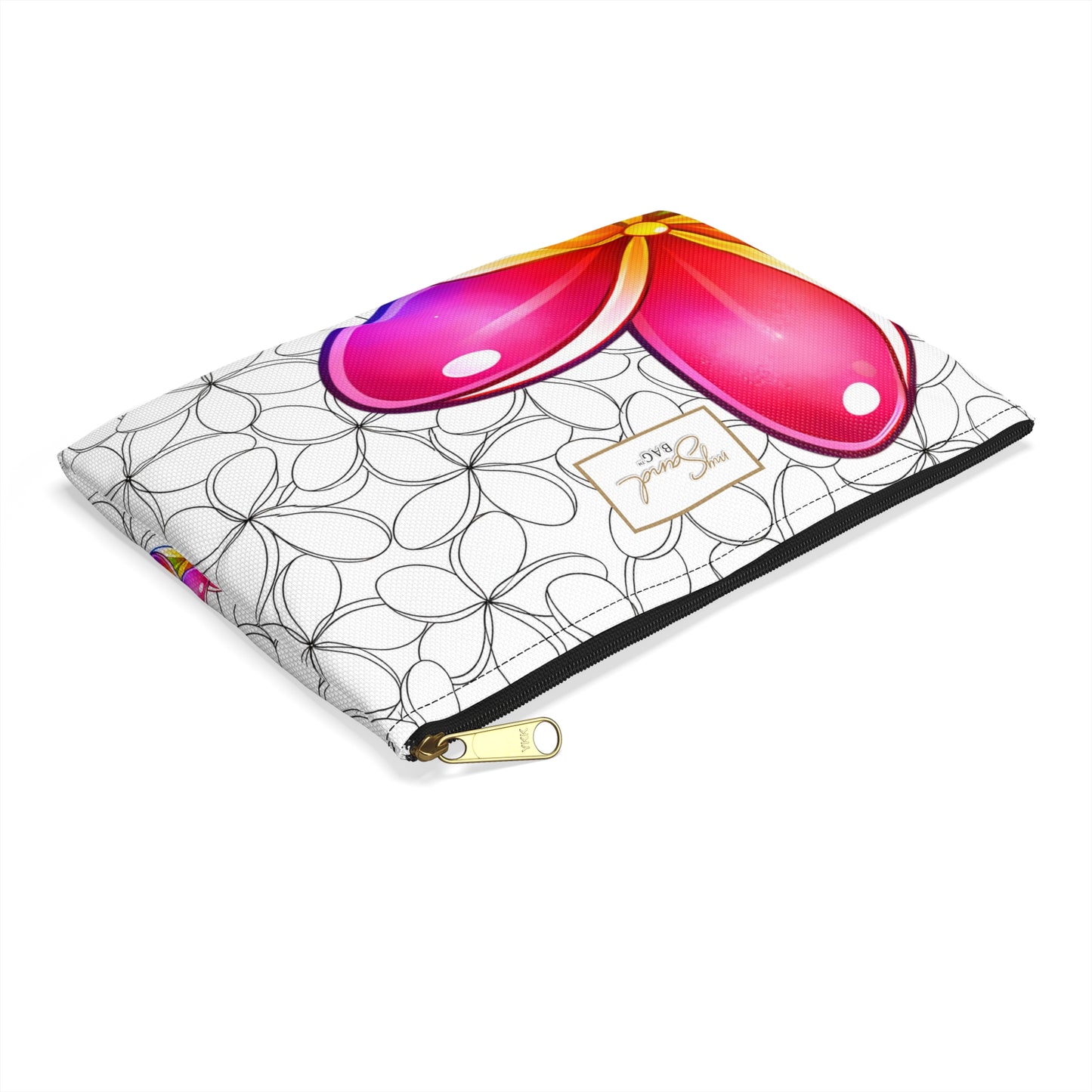 My Sand Bag Essentials Pouch Canvas Zip Organizer For Everyday Essentials Lightweight Durable Colorful Palette Small