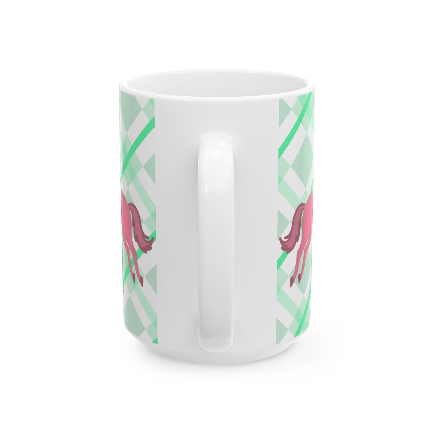 Hunter Jumper Horse Ceramic Coffee Mug | Show Jumping Art | 11oz & 15oz