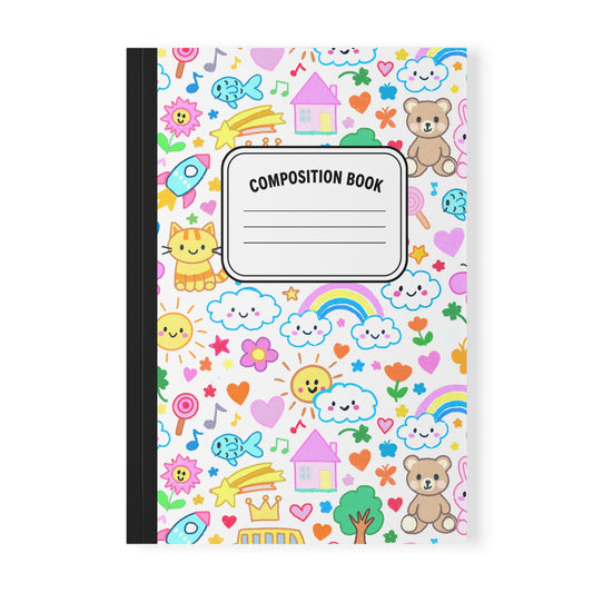 Composition Notebook School Supply | Teacher Gift Softcover Notebook | A5
