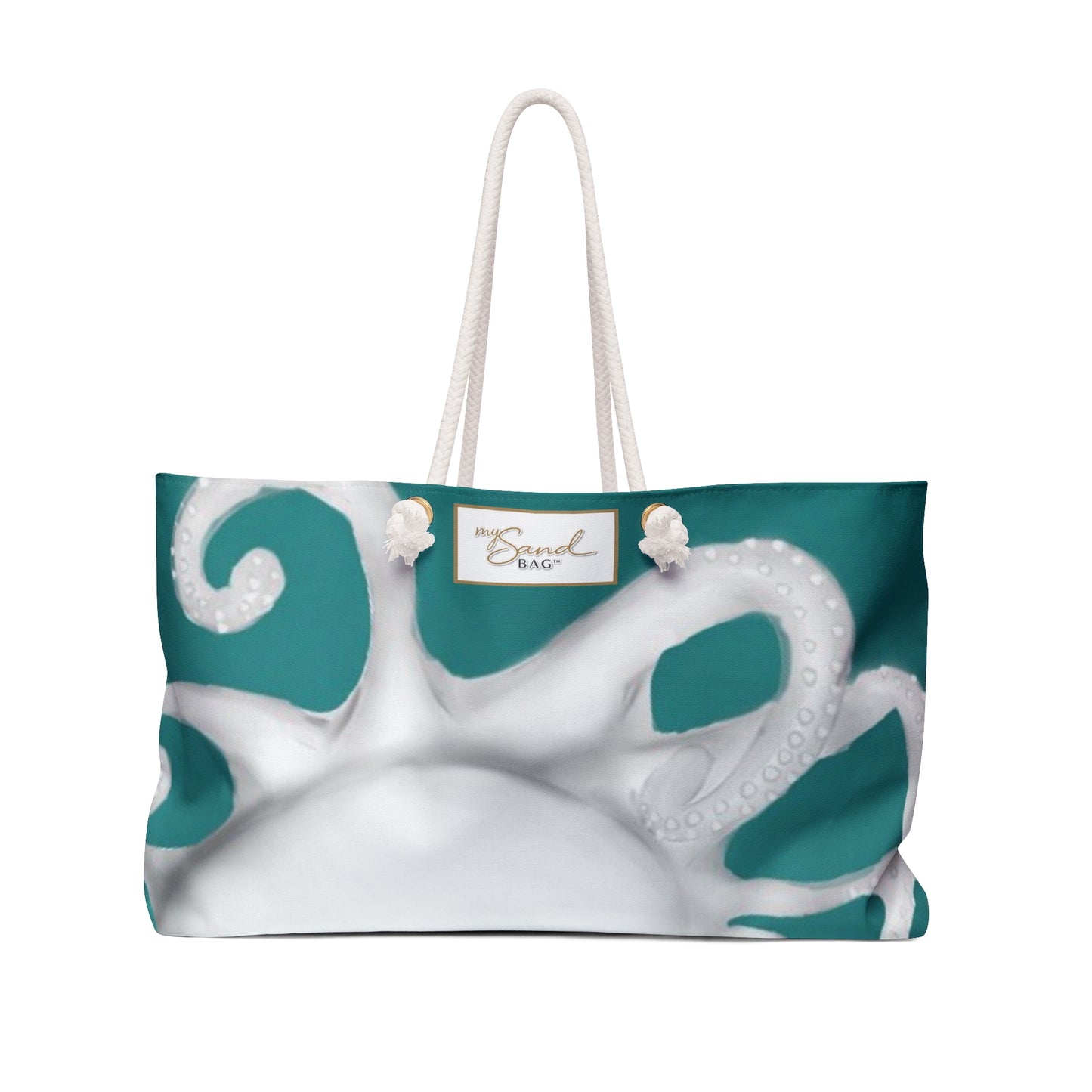 Kraken Octopus Beach Weekender Bag Nautical Sea Monster Tote